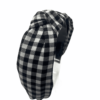 Busy Lizzie Headband (Black gingham) - Image 2