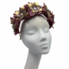 Stunning blush pink and gold flower crown.