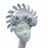 Stunning white leather crown, perfect bridal boho headpiece.