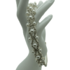 Silver and pearl bridal headband crown, this is perfect for a bride who wants a subtle bridal hairpiece. Easy to wear, perfect wedding hair accessory.