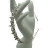 Silver and pearl bridal headband crown, this is perfect for a bride who wants a subtle bridal hairpiece. Easy to wear, perfect wedding hair accessory.