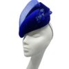 Stunning large teardrop headpiece with beautiful beaded detail.