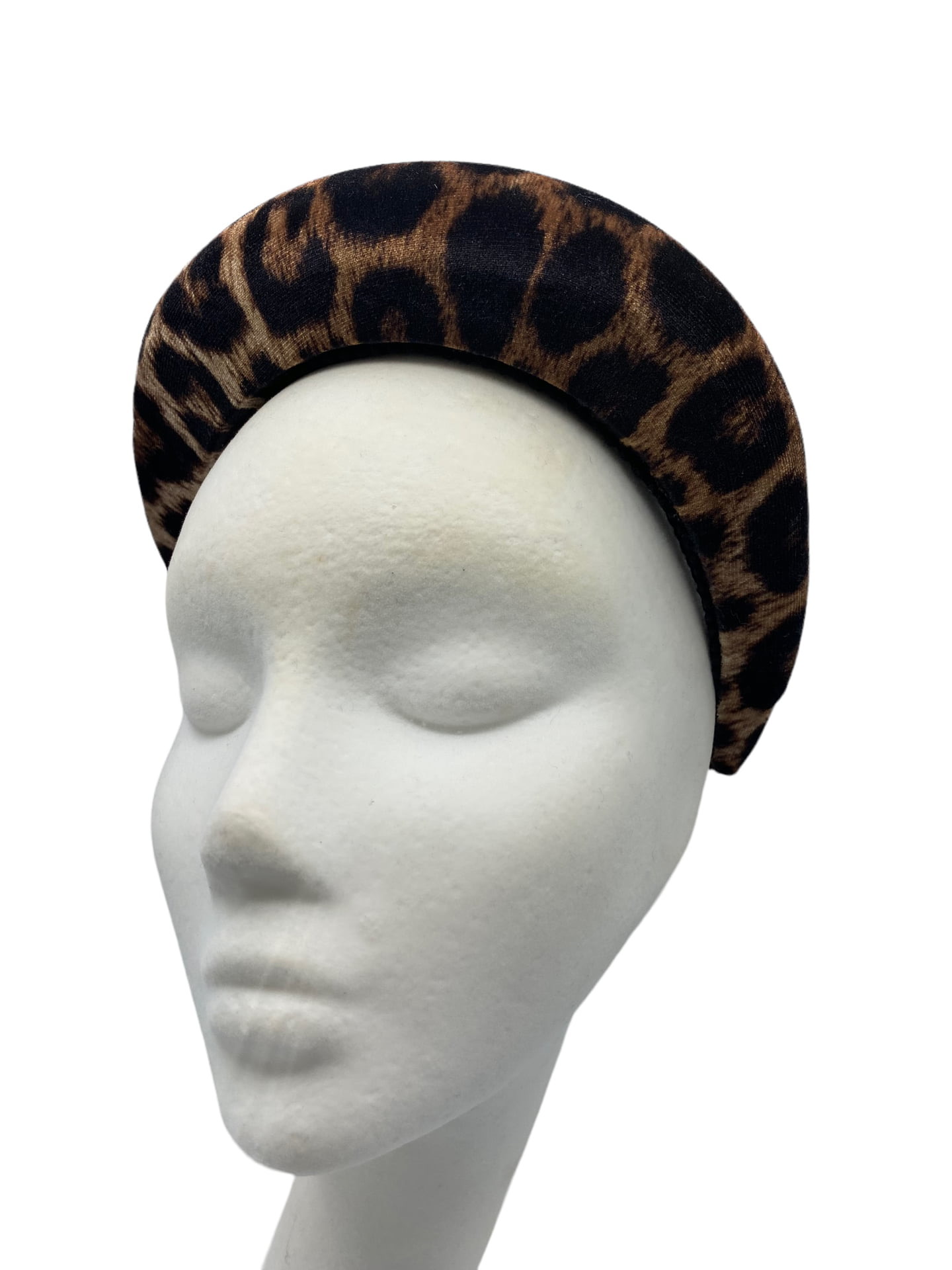 HATS FOR HIRE | LADIES DAY HAT | LEOPARD PADDED HEADBAND